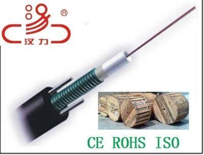 2 / 4 / 6 / 8 / 12 Core Single Mode Outdoor GYXTW Fiber Optical Cable 1km Price