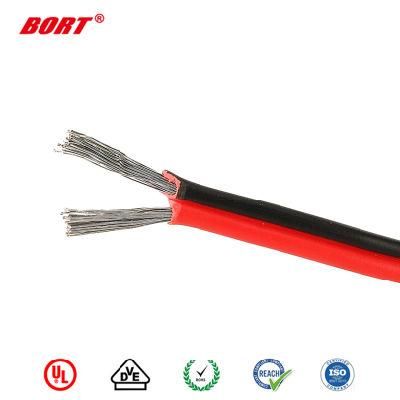 UL2468 Electronic Wiredouble Parallel Cable Speaker Power Adapter LED Light Red and Black Wire