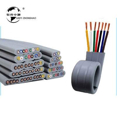 China Cable Manufacturer Supply Low Smoke Non Halogen Flexible Elevator Flat Travel Cable