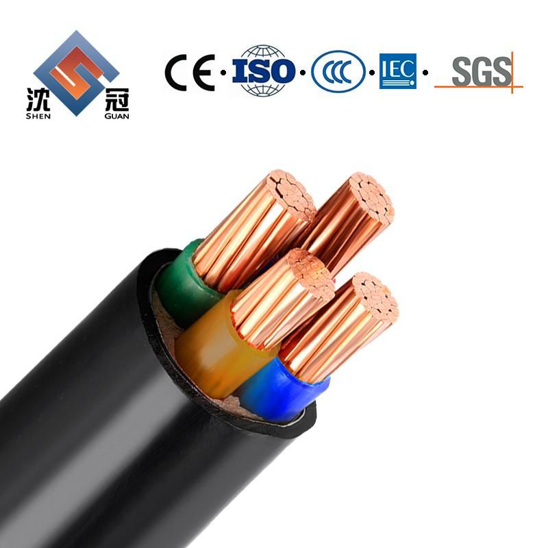 0.6/1kv 5X185mm2 PVC Insulated Electrical Power Cable Flexible Double Insulated PVC Shielded Wire Cable Wiring Cable
