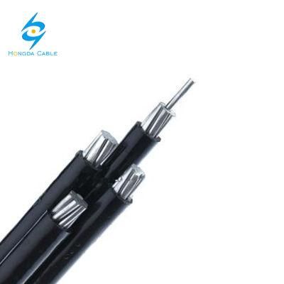 XLPE/PVC Insulated ABC Cable, 4 Cores 35mm 50mm 70mm 95mm Aerial Bunched Cable
