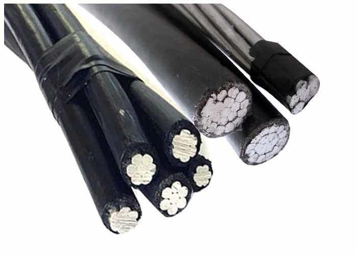 600 Volts ABC Insulated Wire Self Supporting Aerial Bundle Cable