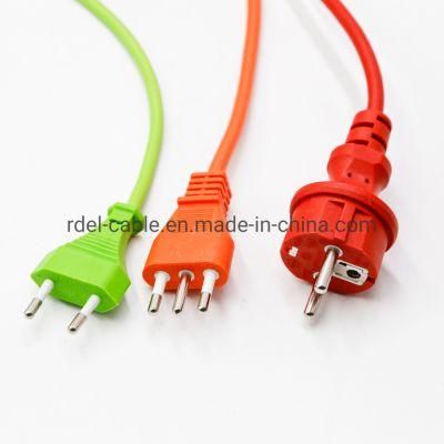 10A 16A 250V Italy VDE Imq Approval Chile Power Cord Cable VDE