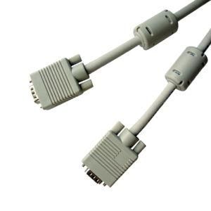 1.8m High Quality VGA SVGA Cable 15pin Male to Male (C-V2801)
