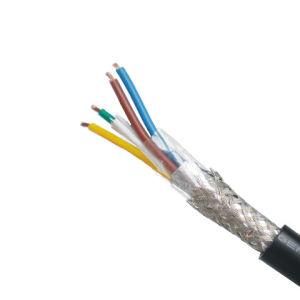 Rvvp 4*1.50mm&Sup2 * 112braid 4-Core Extruded Solid Double-Shielded Power Cable