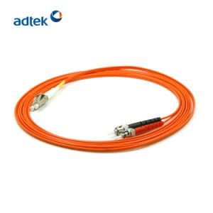 China Supplier 1meter LC/Upc-St/Upc Duplex 2.0mm 62.5/125 Om1 50/125 Om2 PVC/LSZH Patch Cord