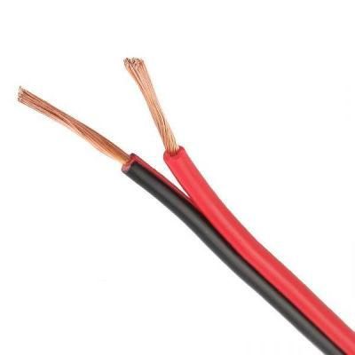 2X2.5mm Transparent PVC Insulated CCA Conductor Speaker Cable