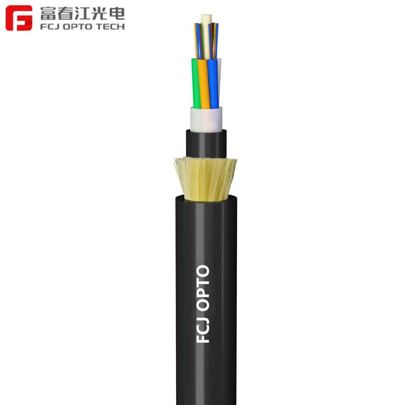 All Dielectric Self-Supporting Optical Cable / ADSS Cable 12 Fiber ISO Certification