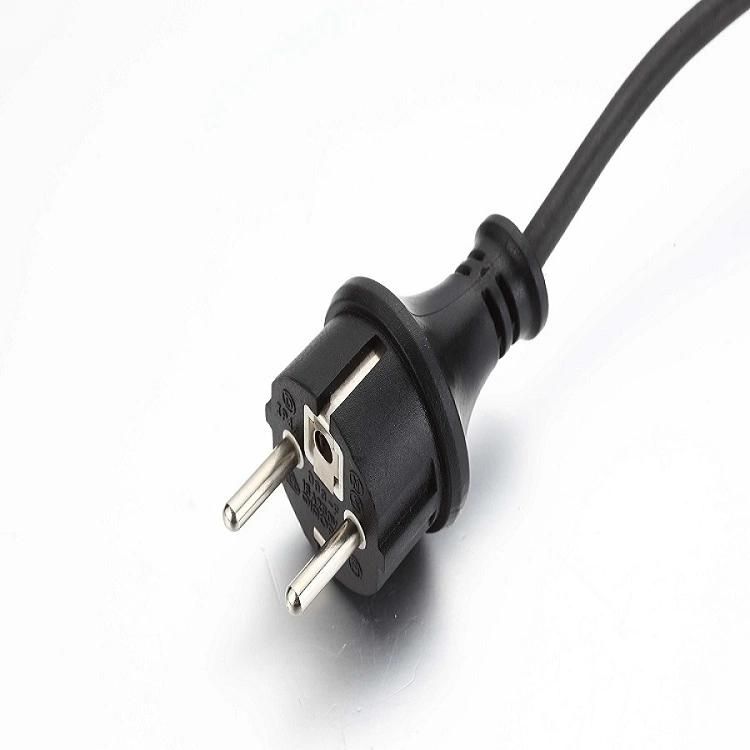 European Type IP44 Waterproof 3 Pins Straight Power Extension Cord