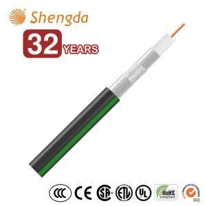 Power Coaxial Wire R6 Cable for CATV/CCTV/Matv/Smatv with Three Shieds