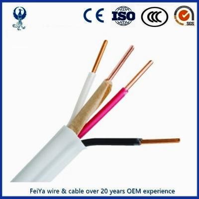 Nmd90 Cable Listed Work in Dry or Damp Locations 90c 300V Non-Metallic Sheathed Cable From 14/2AWG to 8/2AWG