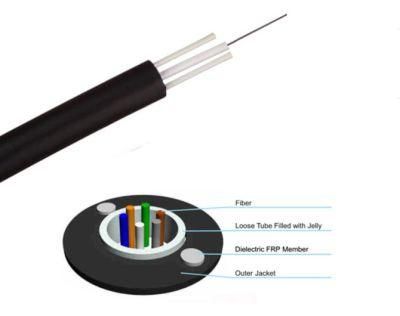 Indoor FTTH Drop Cable Single-Core Single-Mode Two-Steel Optical Fiber Cable Network Cable