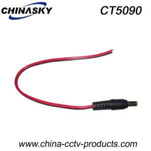 30cm Male CCTV DC Power Adapter with Pigtail (CT5090)