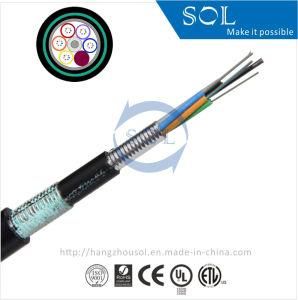 Outdoor SZ Stranding APL-PE GYTA53 Fiber Optic Cable