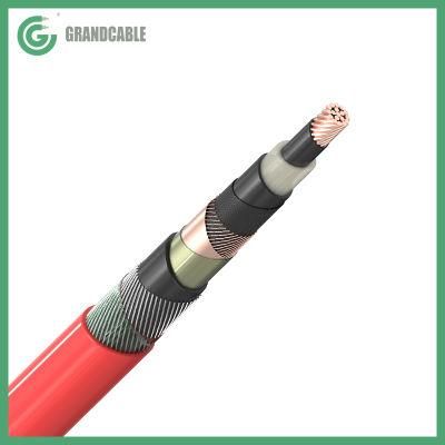 20.3/35kV 42kV N2XSYR(A)Y 1X95mm2 CU/XLPE/CWS/CTS/PVC/AWA/PVC MV Power Cable