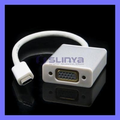 High Speed 18cm 1080P HDTV USB 3.1 Type C to VGA Cable for MacBook