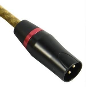 Audio Cable Mic Wire Cord Microphone Cable Extension Gold 3pin Cannon XLR Male to Female 24/22 AWG Ga/Guage OFC CCA Balanced Studio