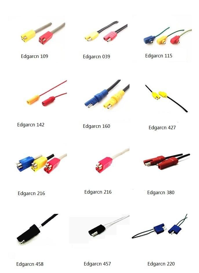 Mpd Series Male and Female Bullet Connector Terminal Molded 2 Pin Cable Edgarcn 380