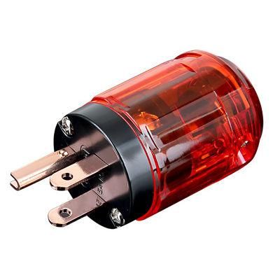 Red Copper Series Us AC Power Plug
