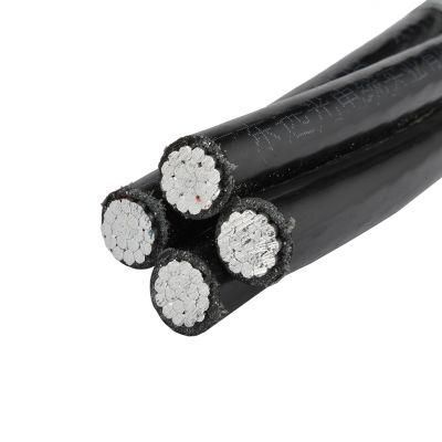 Duplex/Triplex/Quadruplex Service Drop Cable ABC Cable Insulated Aerial Bundled Cable