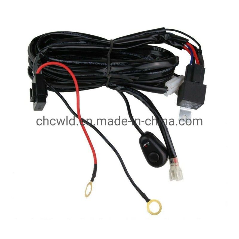 Custom 10X Wiring Harness Kit Switch on/off Fit LED Light