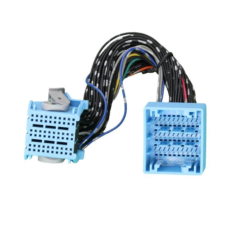 60p Blue Connector Wire Harness for Audi Car