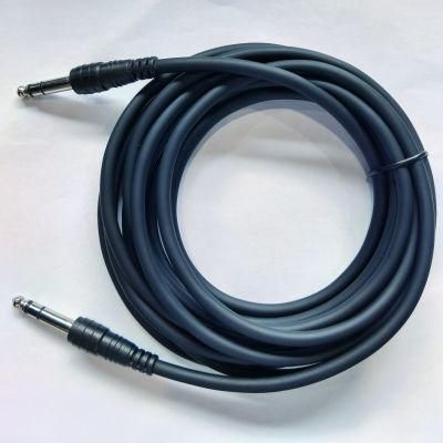 6.35mm Male to Male Stereo Plug Guitar Cable