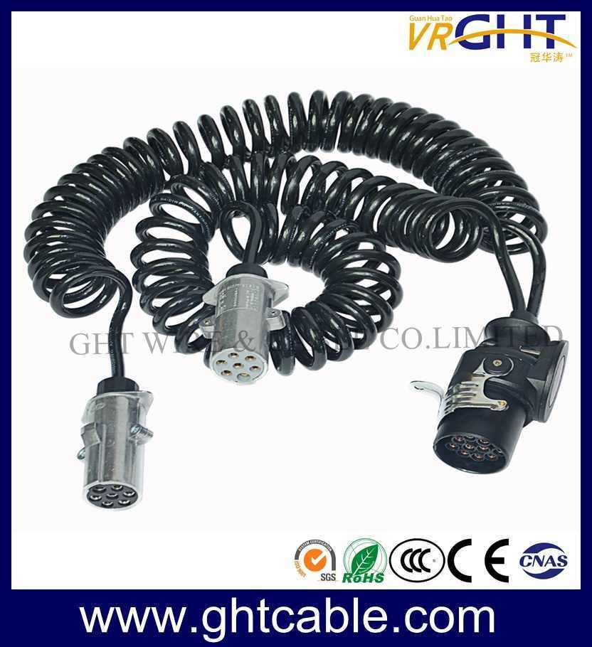 12V Trailer Cable Spiral Truck Cable