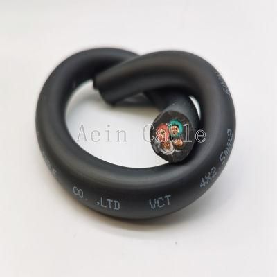 Flexible Fire Resistant Vct Cable Thermoplastic Insulated Cable Multicore 4c