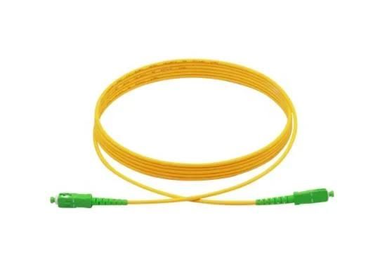 Sc Jumper Hot Selling Sc APC Single Mode Simplex Optic Patch Cord Sc APC Fiber Jumpers