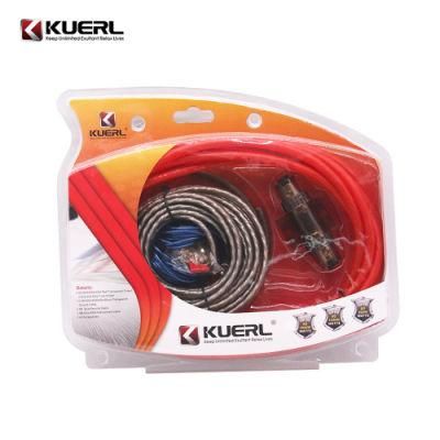 Car Amplifier Wiring Kits 6ga Transparent Cable for Car Subwoofer