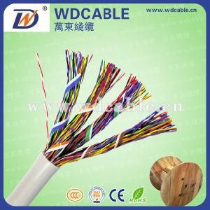 Telephone Cable Indoor / Outdoor Multi-Pairs Twisted 2 Pair-100 Pair PVC+PE