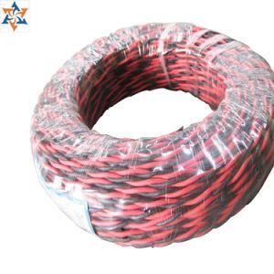 Soft Flexible Twiested Wire for lighting Red and Black