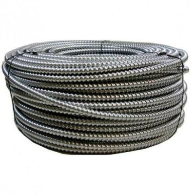 12-2 Solid Steel Armor Bare Aluminum Bond Wire Copper Conductors Bx Cable