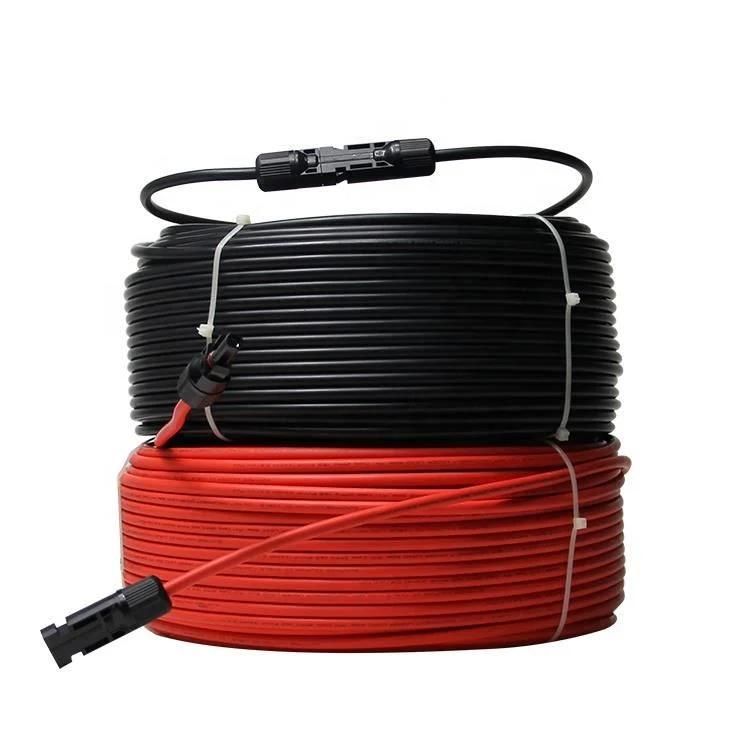 18-4/0 AWG 40º C~125º C Sunlight Resistant Tinned Copper Core Environment-Friendly Solar PV Cable