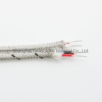 24AWG fiberglass /PVC insulated K/J/T type Thermocouple extension cable