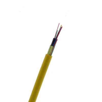 Indoor 0.9mm 1-24 Core Singlemode Multimode Om3 Fiber Optic Indoor Multi-Purpose Distribution Cable