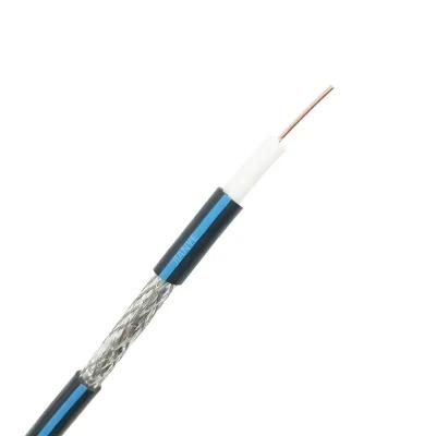 High Quality Bare Copper CCTV Al Braiding Coaxial RG6 Cable