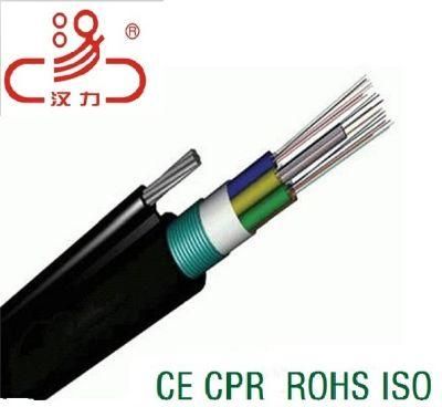 Fiber Optical Cable G652 4, 6, 8, 12, 24, 48 Coreoutdoor GYTC8S Optical Fiber Cable
