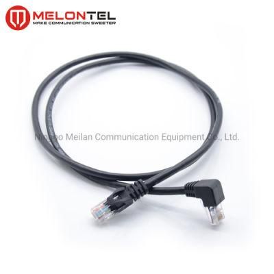 Right Angle Cat. 6 Cable STP LSZH RJ45 Patch Cord with Metal Plug
