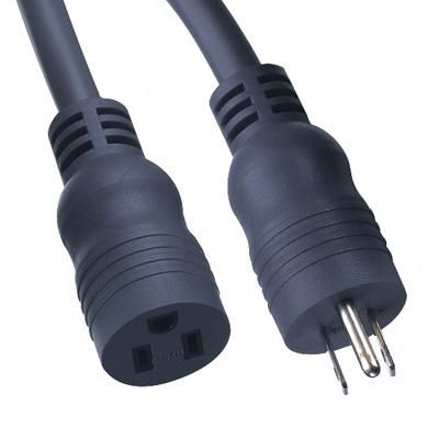 Approved American AC Power Cord, USA Cord with NEMA 5-15p Plug