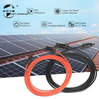 Flame Retardant XLPE Solar Power Cable, 18-4/0 AWG Tinned Copper Cord PV Cable