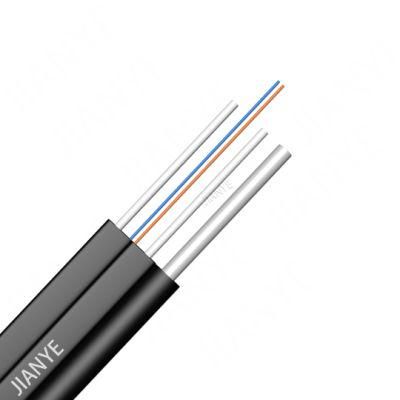 Single-Mode Galvanized Steel Wire Self-Supporting FTTH Drop Fiber Optic Cable with Anatel Certificate