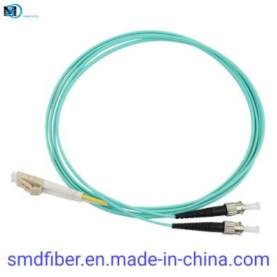 Om3 Duplex Optical Cable Patch Cord with LC/Upc-St/Upc Connector
