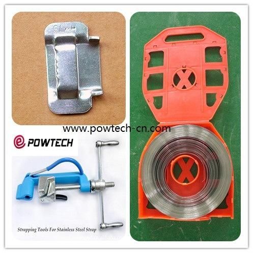 Silver Cable Clamp Stainless Steel Strip
