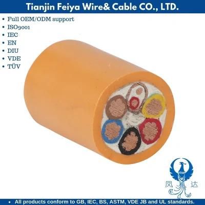 Elevator Ho7rn-F PVC Copper Conductor Flexible Rubber XLPE Insulated Control Wire Electric Rubber Cable