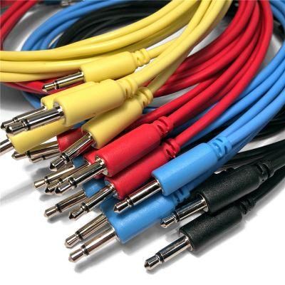 Colorful 3.5mm Mono Eurorack Patch Cable for Eurorack Modular Synthesizer
