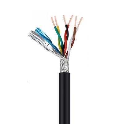 UL2405 PVC Sheathed 2 Core Tinned Copper Computer Audio and Video Shielded Cable