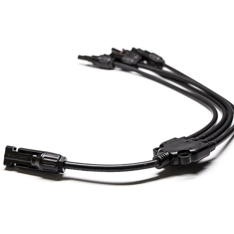 Photovoltaic Systems IP68 Rated 4 Way Mc4 Cable Connector