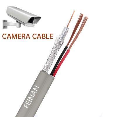 Customized Telecommunication Coaxial RG6 2c Power Cable with PVC PE LSZH Jacket